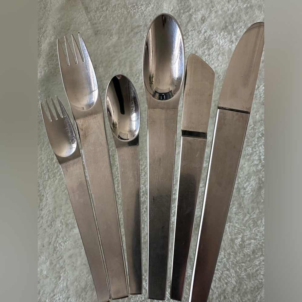 Mid-Century Modern flatware Amboss Austria Rostfrei Super Modern Stainless